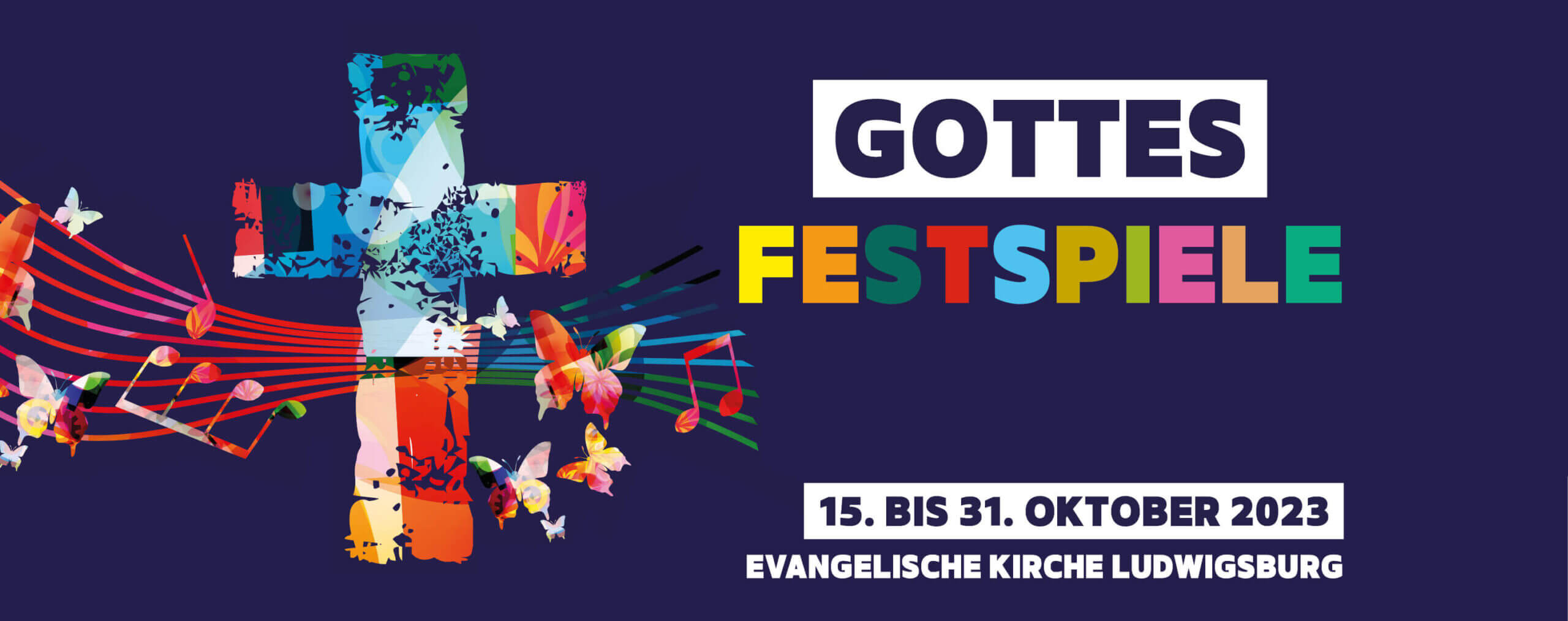 Gottesfestspiele 2023 in Ludwigsburg - Logo